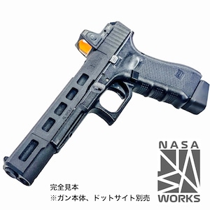 【NASA WORKS】ZEV DRAGONFLY G17L with RMR (東京マルイ G17Gen4用 ブラック塗装版)