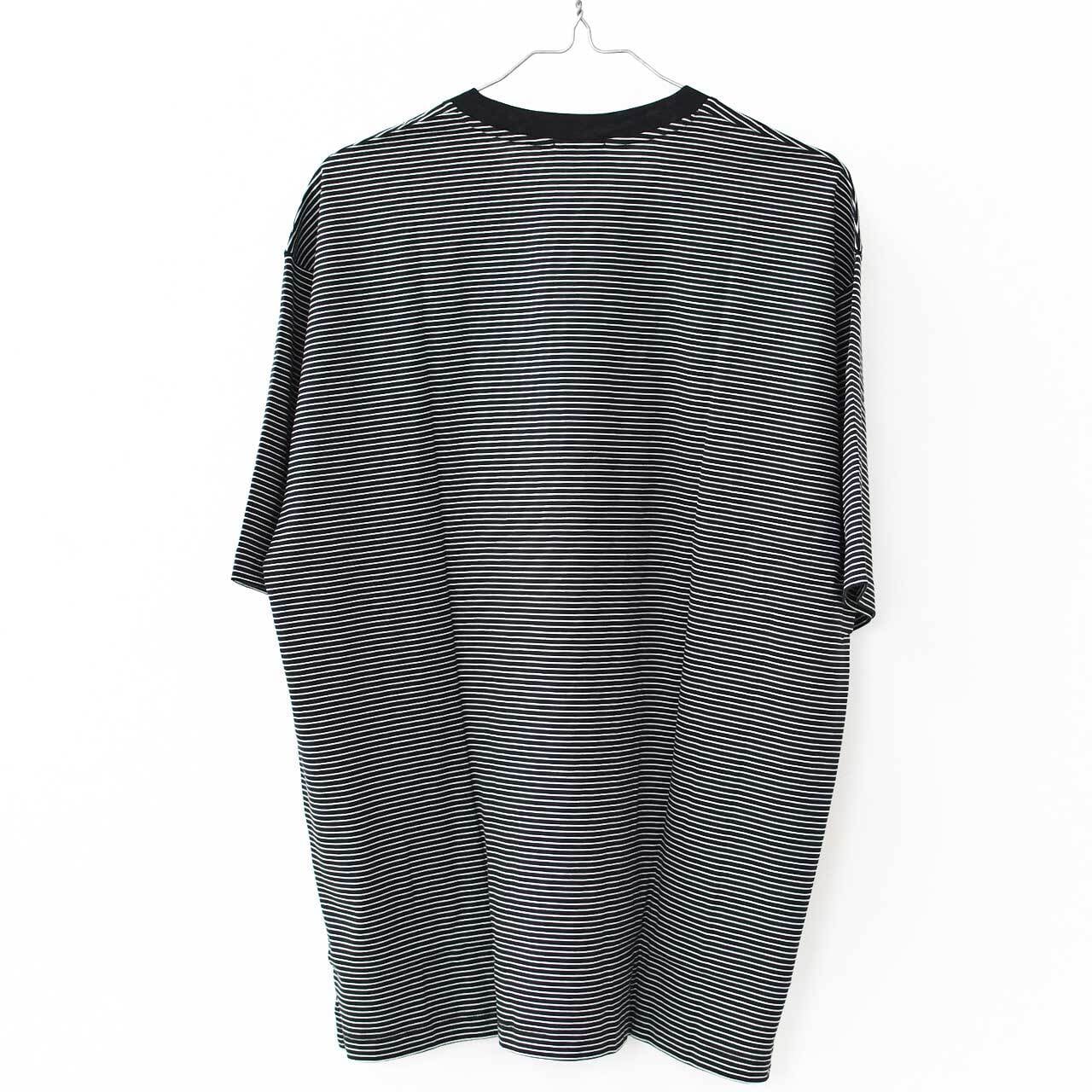 Handvaerk [ハンドバーク] 60/2 S/S BIG T-SHIRT -STRIPE- [6524-b] 60