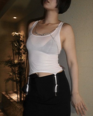 Top with suspenders / MAISON CLOSE