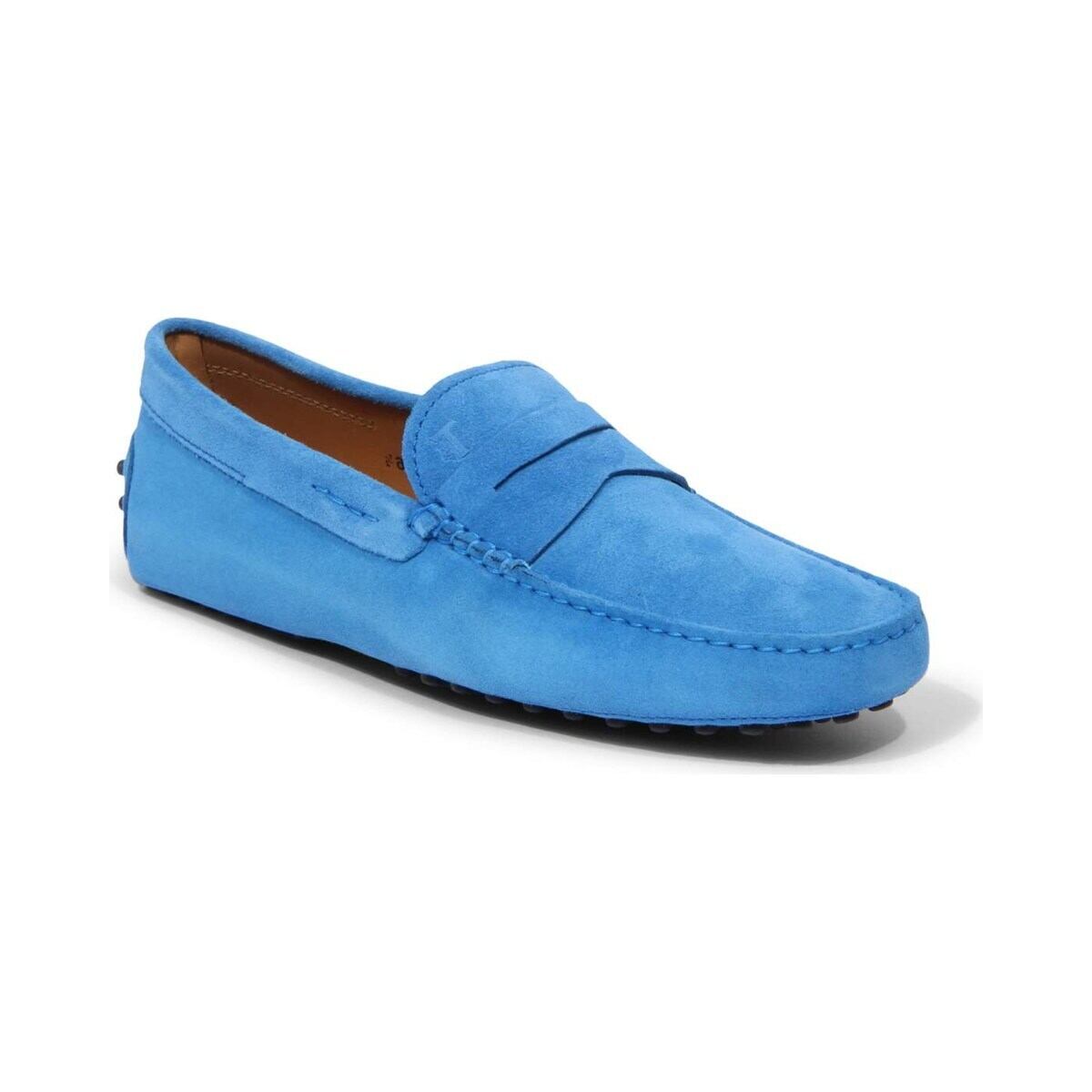 TOD'S トッズ メンズ ローファー スエード ネイビー
