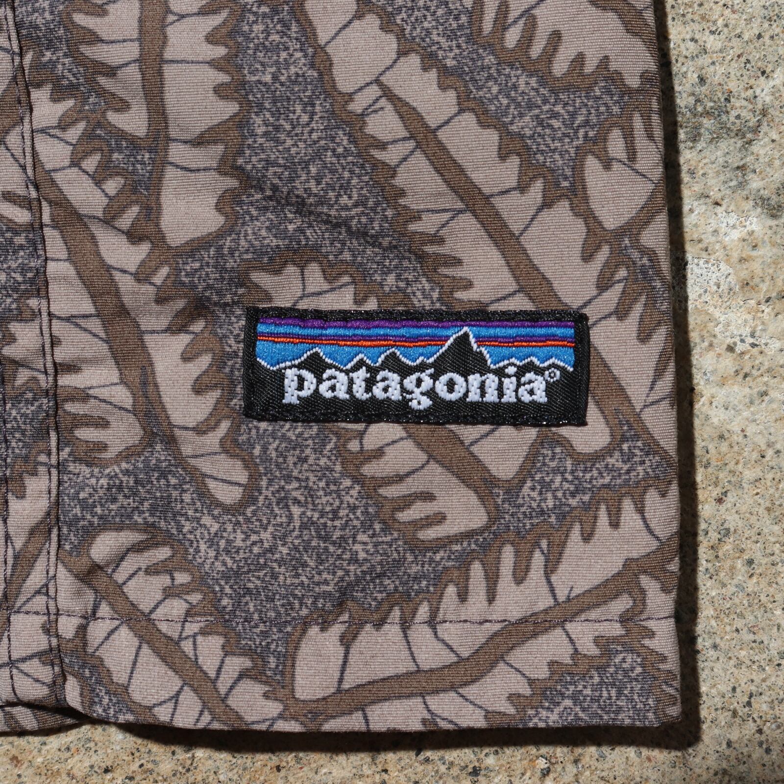 美品 L 97年 リーフ総柄 リバーショーツ patagonia パタゴニア 水着 