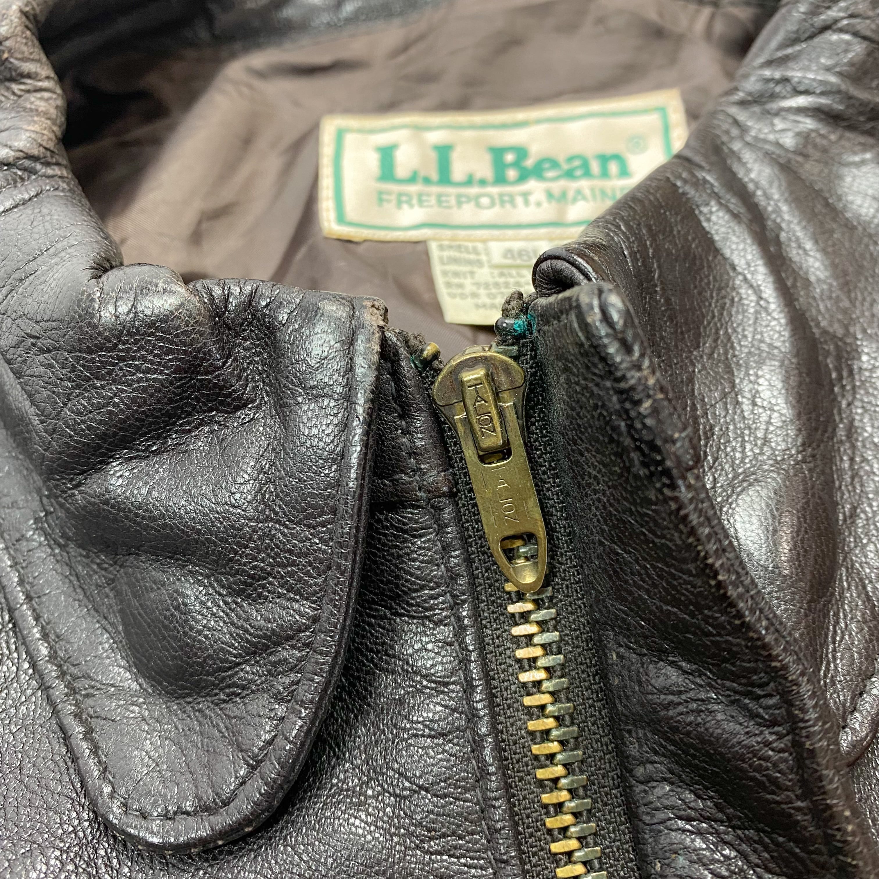 80's L.L. Bean A-2 Type Leather Jacket / エルエルビーン レザー