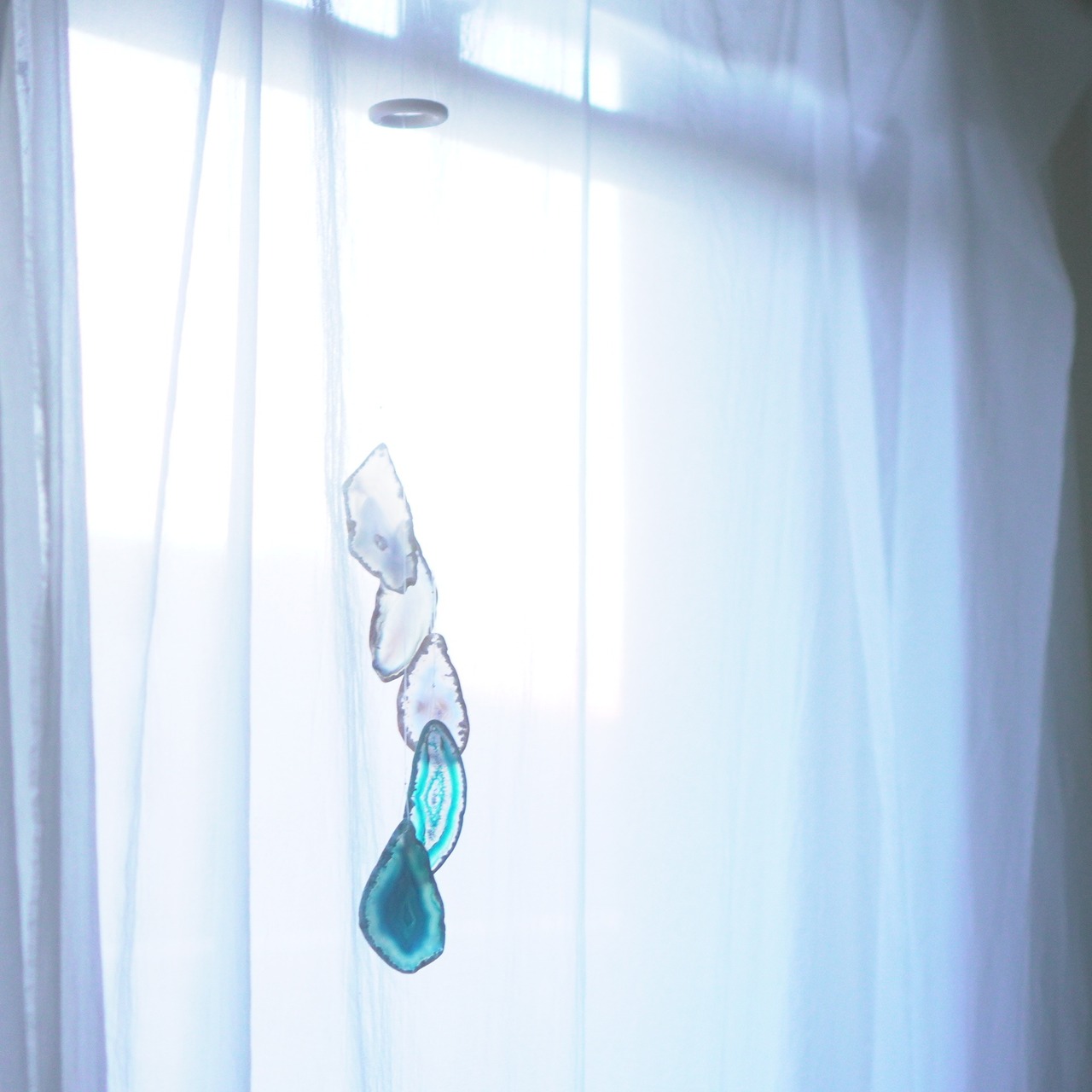 RYUSEIU - アゲートヒーリングチャイム / Agate Sun Catcher Wind Chime 1045