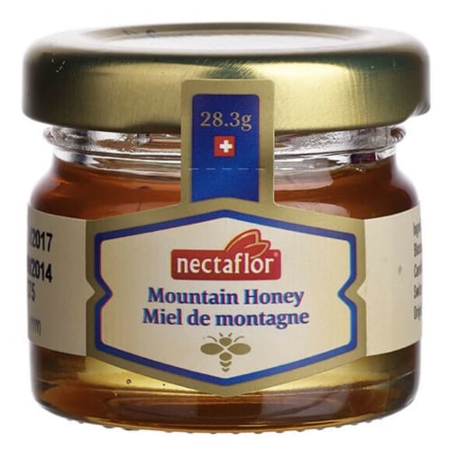 【ネクタフロー】スイス産 高山植物(リンドウ・エニシダ)のはちみつ 28.3g 非加熱はちみつ