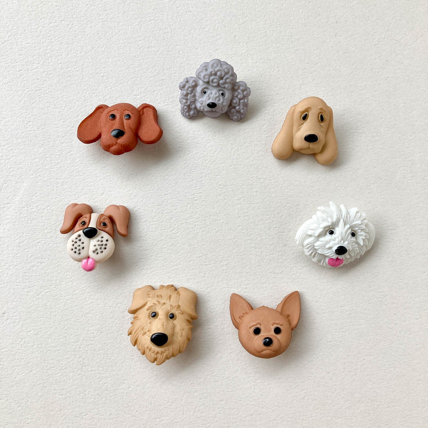 新柄追加〉犬のお顔キッズリング | Dua-アクセサリーパーツショップ