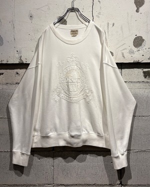 【Caka otto】“Polo Ralph Lauren” Beads × Spangle Emblem Design Sweatshirt