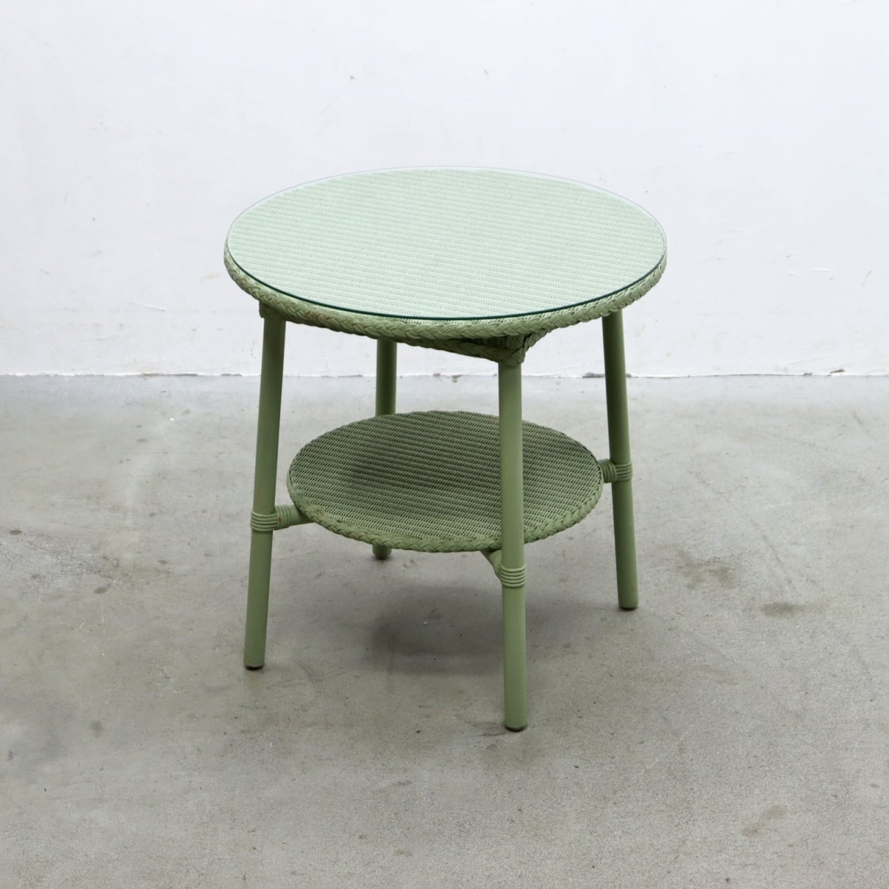 Lloyd Loom ロイドルーム ラウンド ダイニング サイド カフェ テーブル 円型 円卓 RCT10087