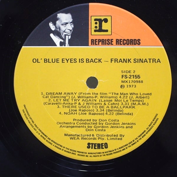 Frank Sinatra / Ol' Blue Eyes Is Back [FS 2155] - 画像5