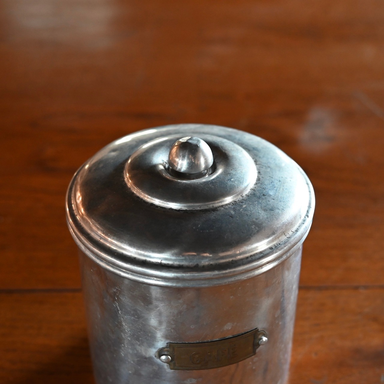 Canister / キャニスター〈 アルミ・小物入れ・収納・店舗什器・コーヒー・アンティーク・ヴィンテージ 〉114116