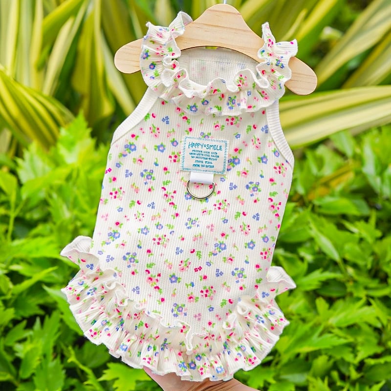 【予約】ハート&フローラルスカートベスト