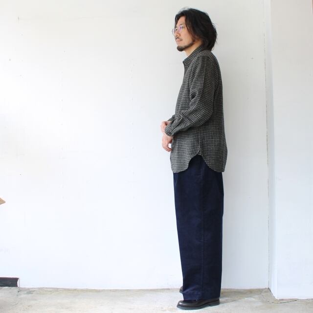 HAVERSACK ハイカウントコーデュロイワイドトラウザー High Count