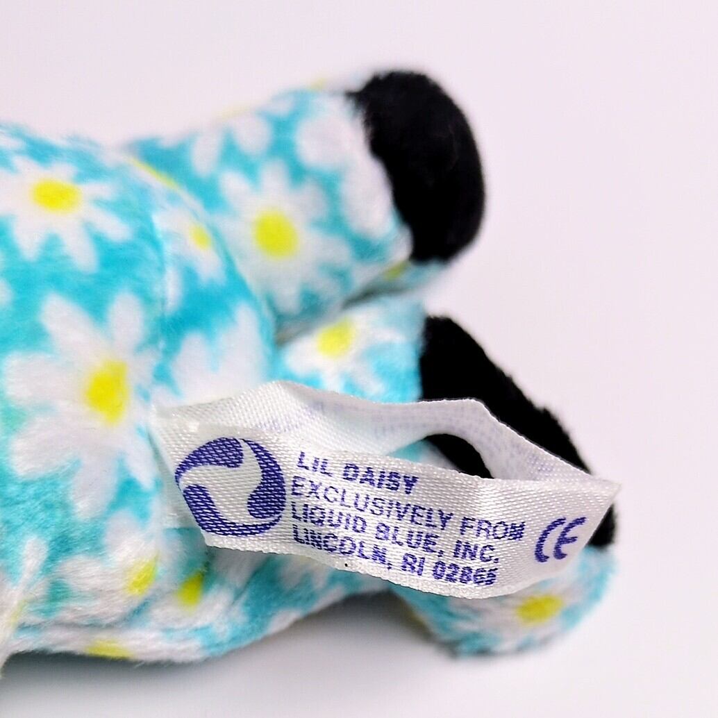 ☆DEADSTOCK / VINTAGE☆ 2001年製【 Grateful Dead（グレイトフルデッド）】5inch 5インチ / Bean Bear  水色 花柄 デイジー柄 / Lil Daisy/リル・デイジー / シリーズA〚アメリカン雑貨 アメトイ〛