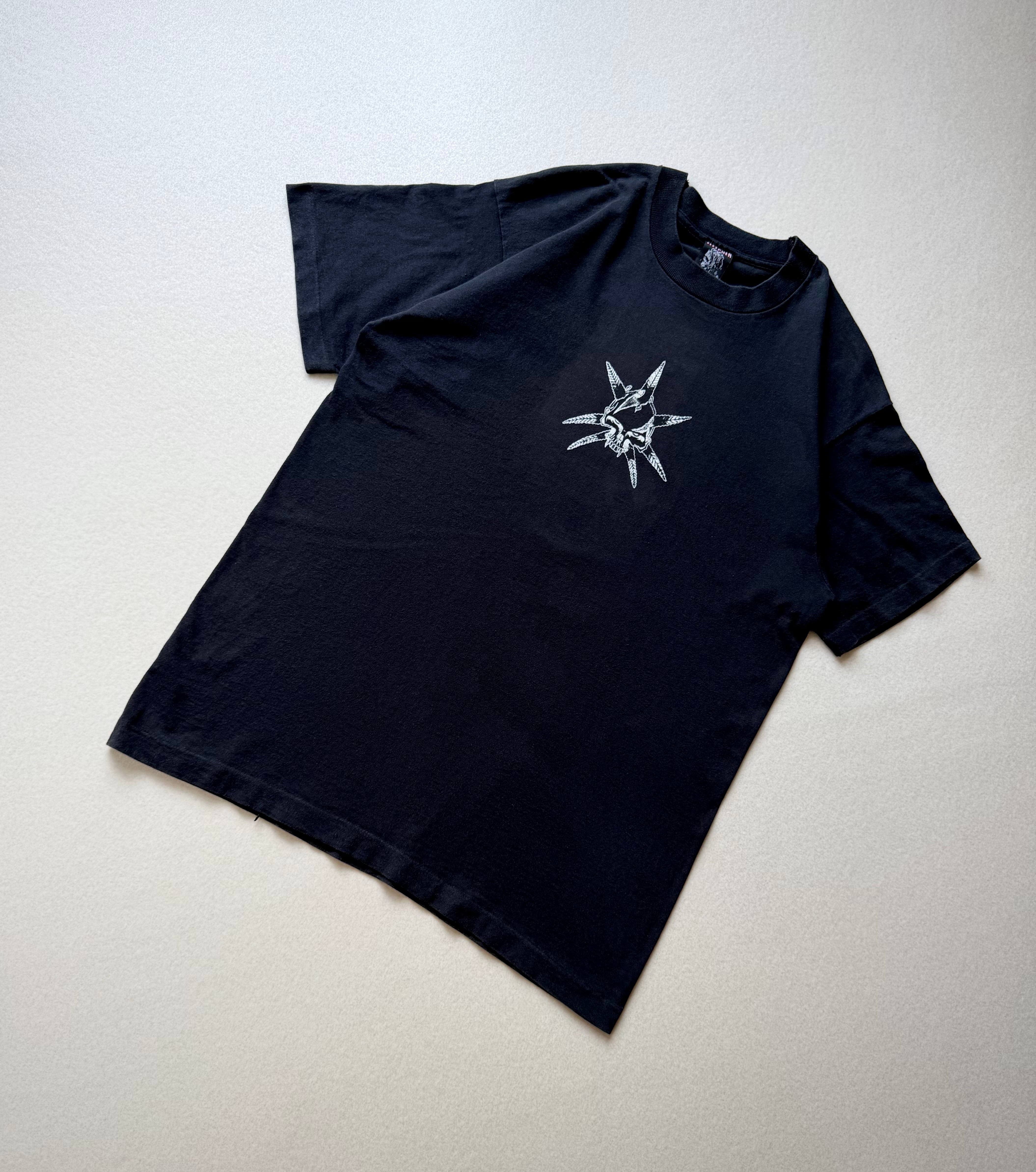 90s USA製 クリスチャンフレッチャー プリントTシャツ オールドビンテージ 90s USA製 “ CHRISTIAN FLETCHER ” W/PRINT T-SHIRT OLD SURF SKATE