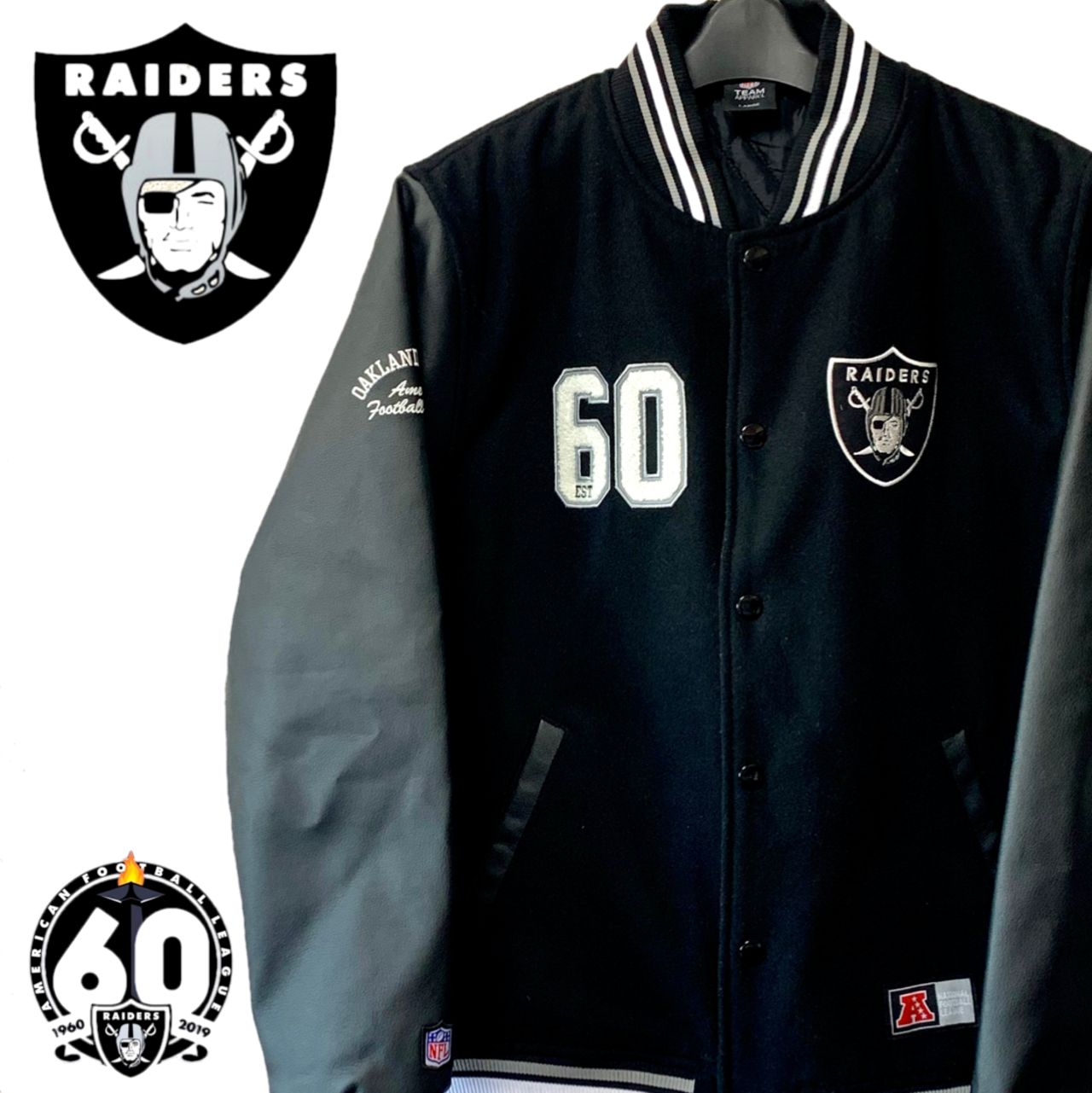 NFL Oakland Raiders(オークランドレイダース) スタジャン NFL Oakland Raiders(オークランドレイダース) スタジャン