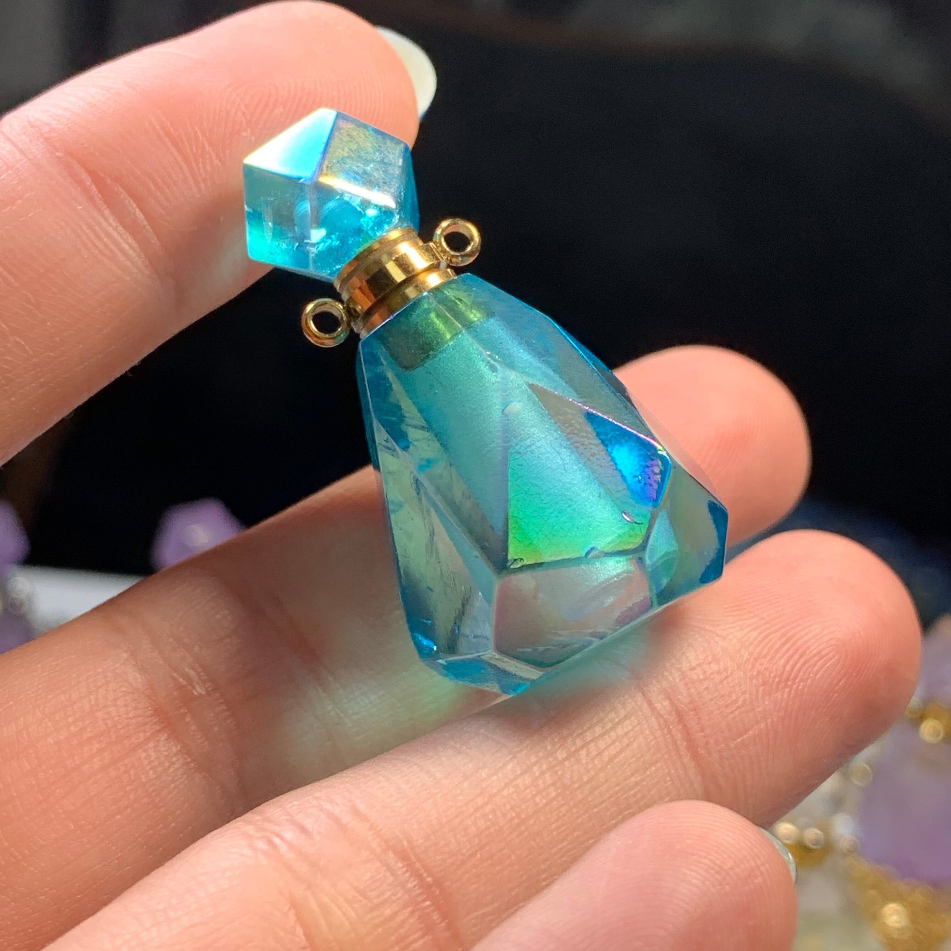 予約❤️夜空香水瓶セット✨ SALE】全4種・アンティークコラージュ香水瓶・星空香水瓶 ステッカー