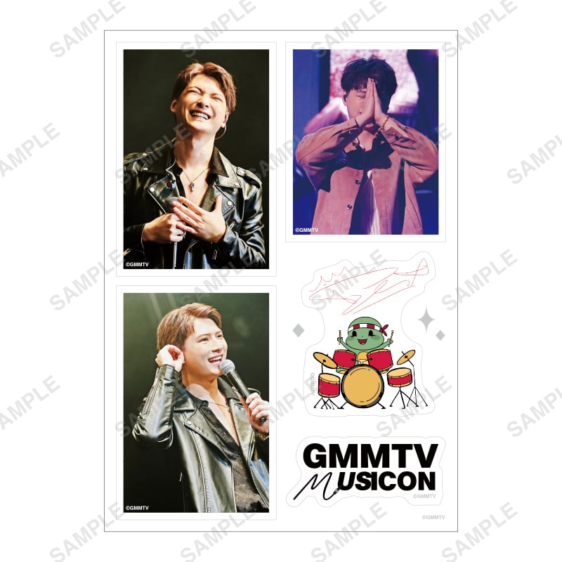 ステージショットシートステッカー（GMMTV MUSICON） | 「GMMTV FANDAY」公式グッズサイト