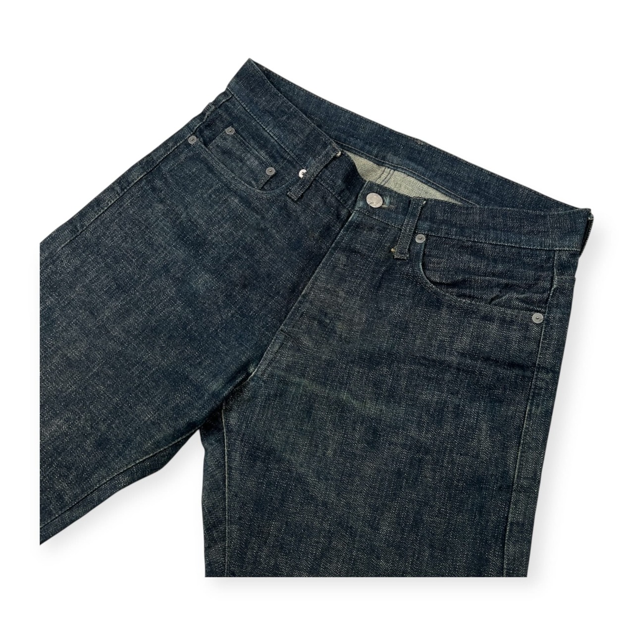 00s USA製 HELMUT LANG ヘルムートラング セルビッチ デニム パンツ ジーンズ ボトムス 29 /ボタンフライ/オールド/アーカイブ