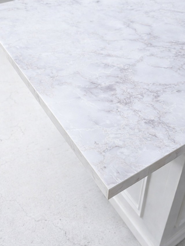 海外インテリア風キッチンカウンター179 (大理石天板・アイランドカウンター)W1200 オーダーメイド家具