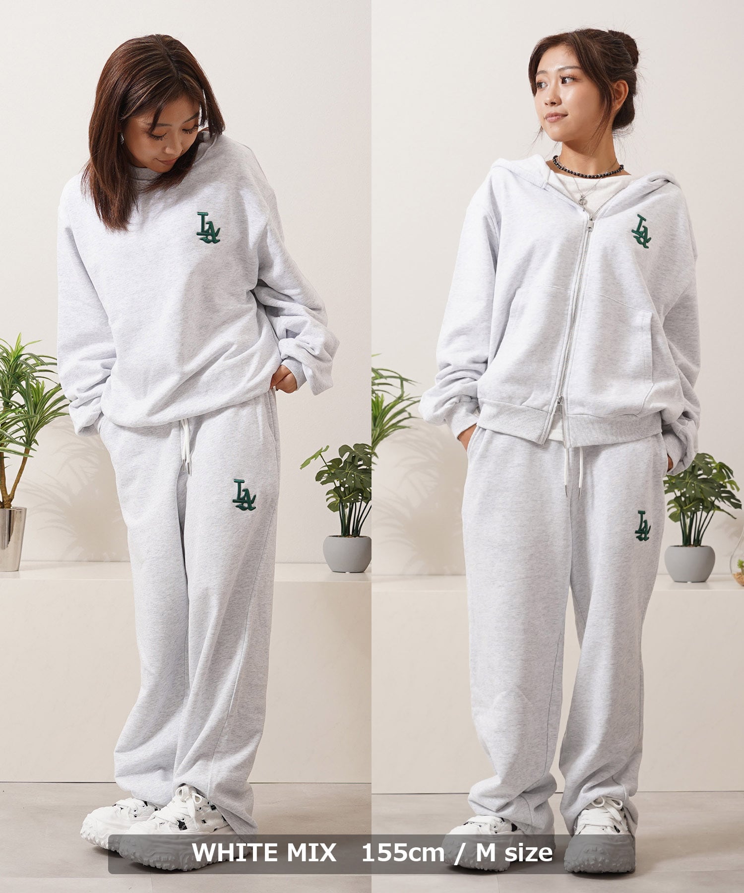 なお❤新品！！アルバローザ♥デカロゴ ストレッチスウェットパンツ＆Tシャツ なお様専用❤新品！！アルバローザ♥デカロゴ ストレッチ