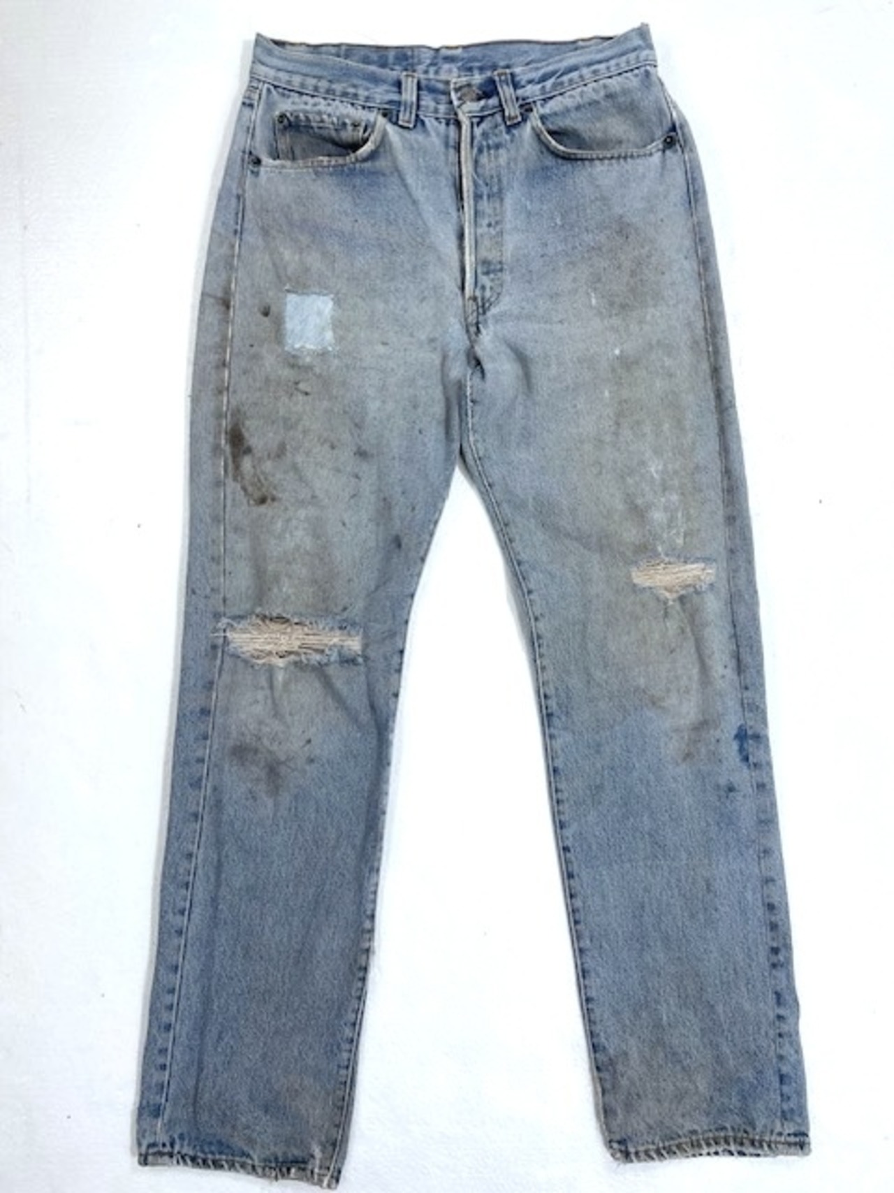 M-247 リーバイス Levis501レギュラー古着 1980年代米国製刻印553  W 74cm(ぐるり） 股下 76cm