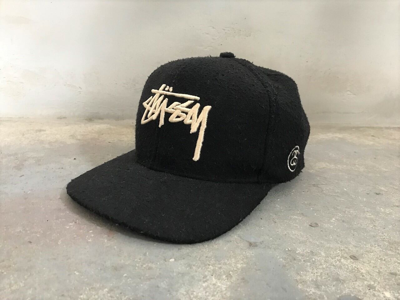 Stussy raised fabric six panels cap