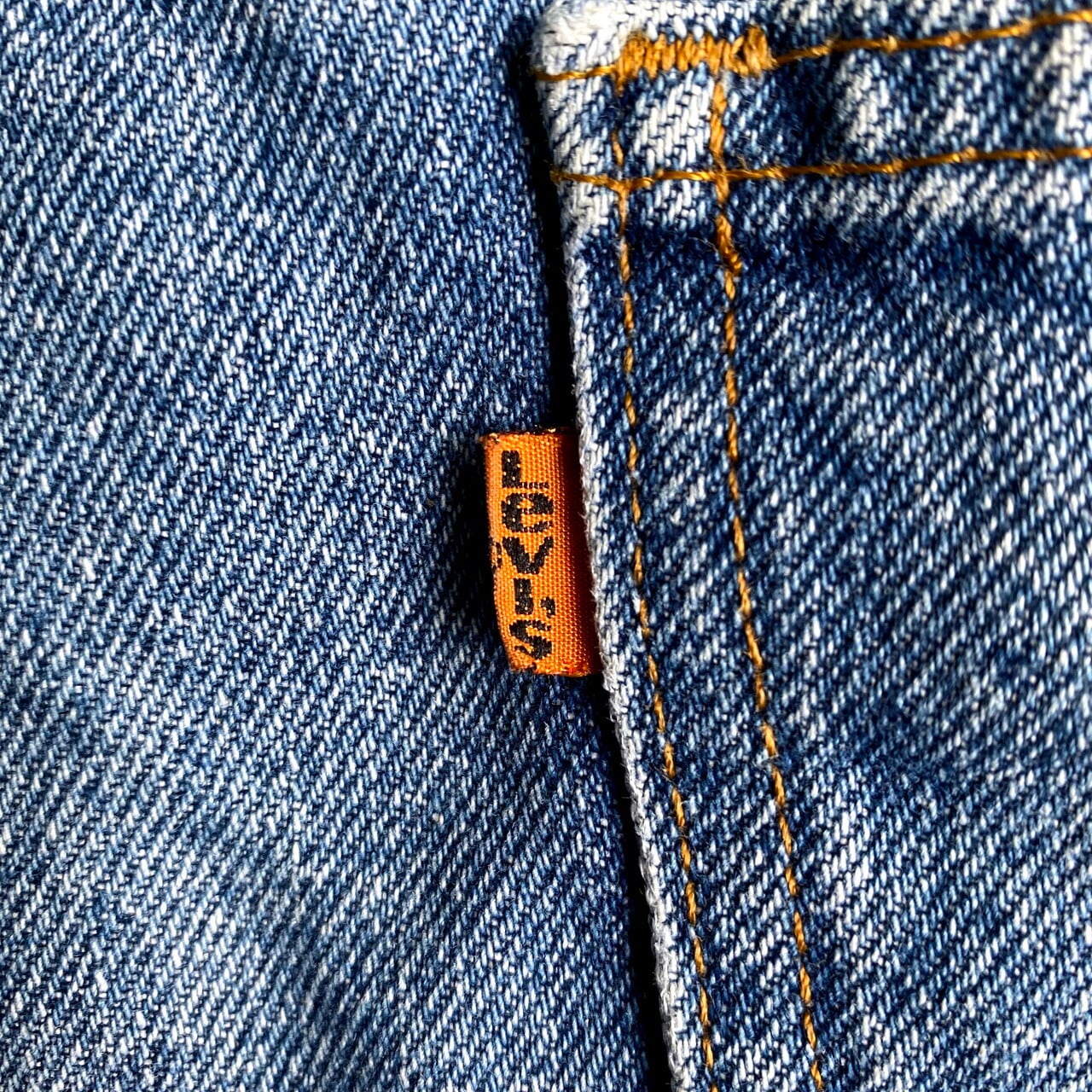 80s Levi's リーバイス 505 デニム talon オレンジタブ