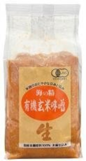国産有機・玄米味噌 １ｋｇ　海の精