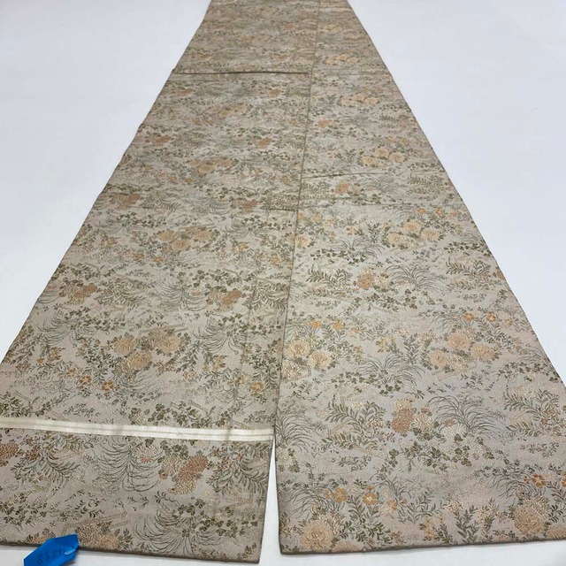丸帯 アンティーク ヴィンテージ 全通 金帯 400cm 花嫁衣装 貸衣装 中古 リサイクル 結婚式 婚礼 着付け 舞台 きもの 着物 4158