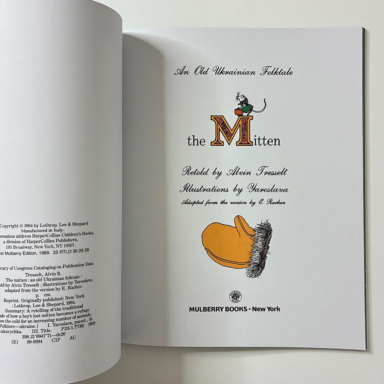 The Mitten | 素敵な洋書の絵本のお店 Read Leaf Books