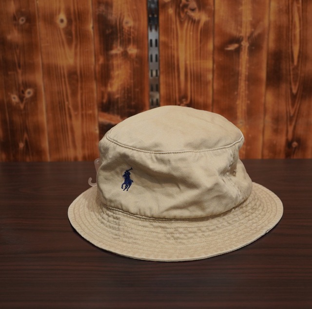 ralphlauren バケットハット L/XL /ラルフローレン 帽子 ベージュ