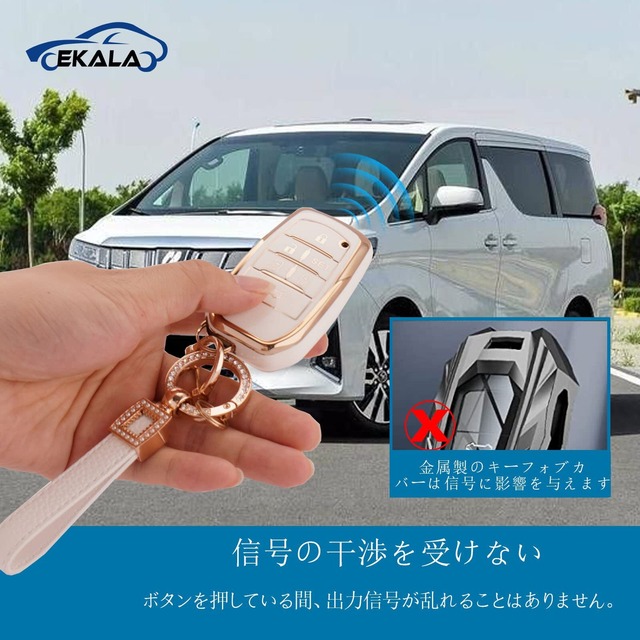アルファード キーケース適合トヨタ アルファード30系後期 前期 キーカバー 適合トヨタ TOYOTA スマートキーケース 防塵 耐衝撃 新型改良 6ボタン