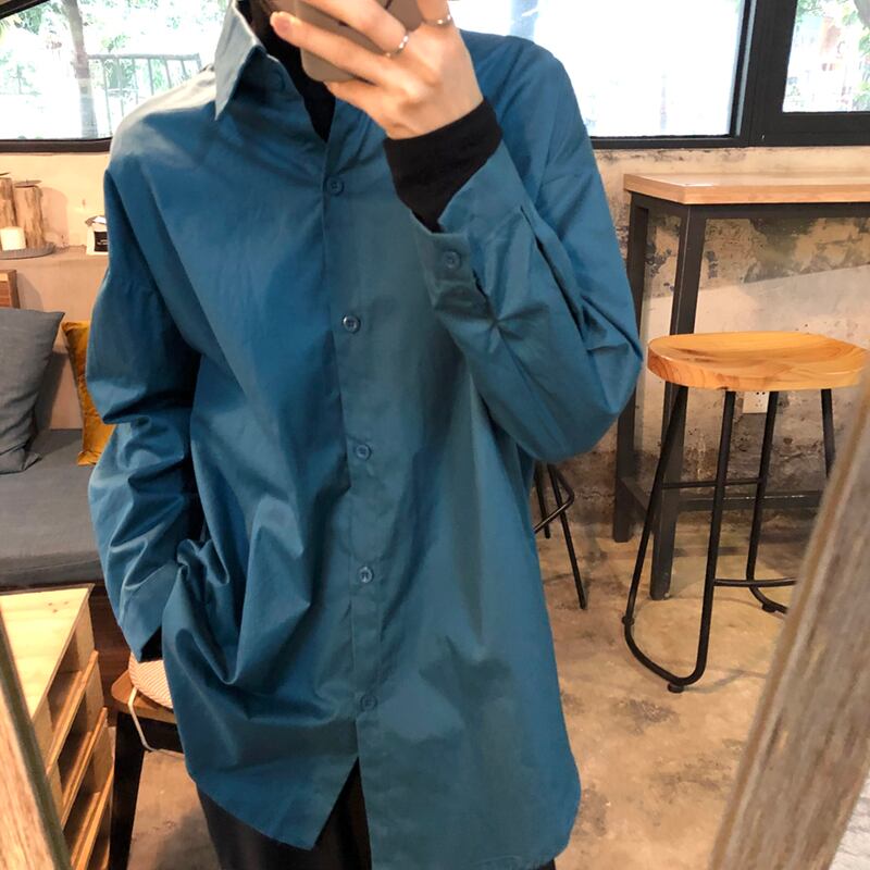 シャツ スプリングルーズ薄手トップス ロング 春物 1号婦人34483712290