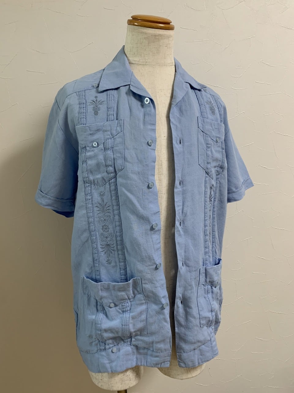 1990's Embroidery Cuba Shirt Jacket