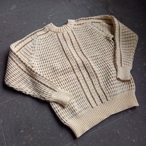 イングランド製 ラグランニット used [102017]