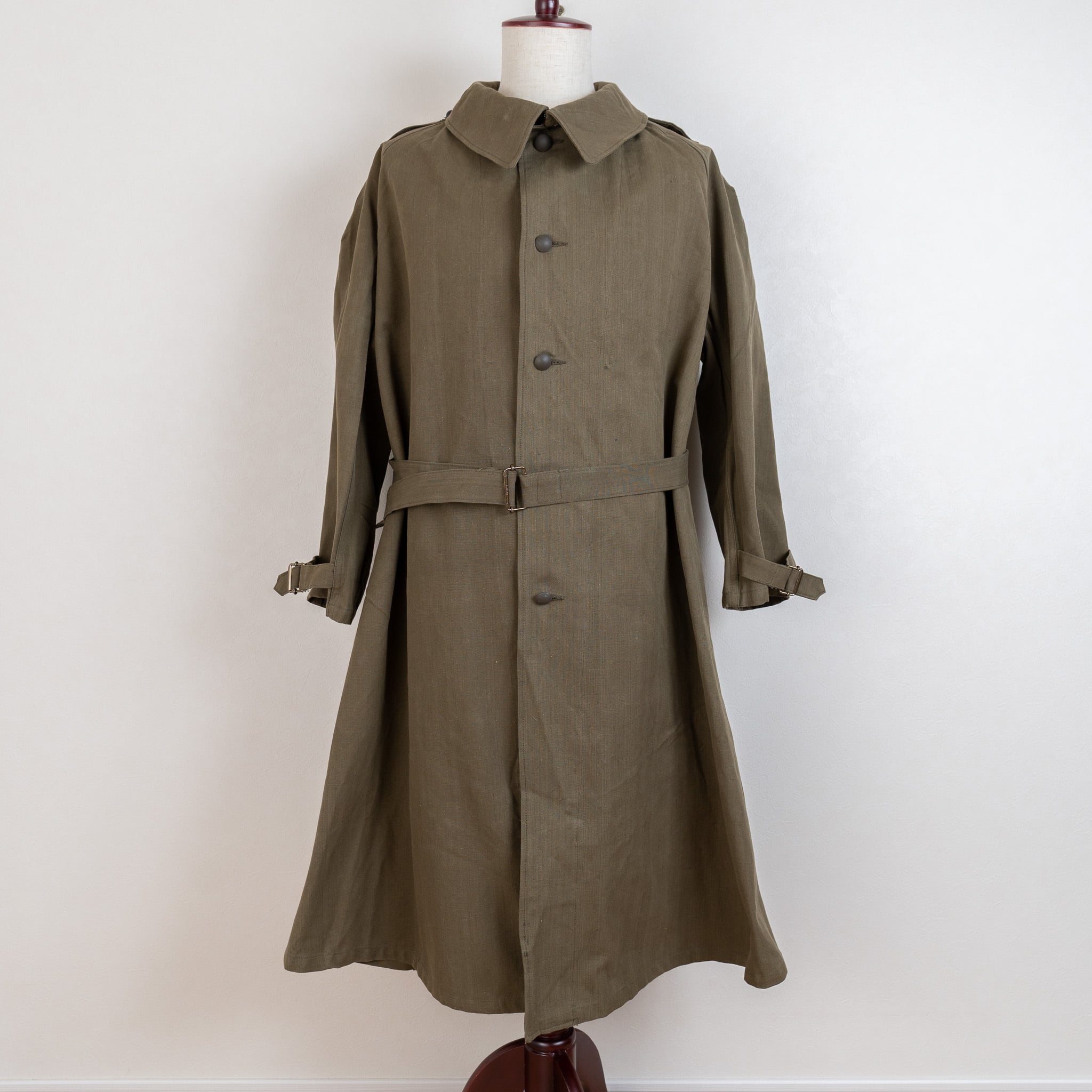 40s フランス軍 モーターサイクルコート Motorcycle Coat - アウター