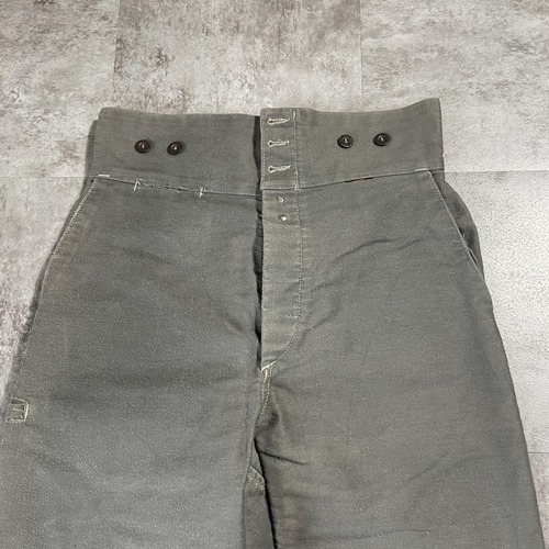60s- Le Laboureur フレンチワーク モールスキン パンツ W32 詳細写真4