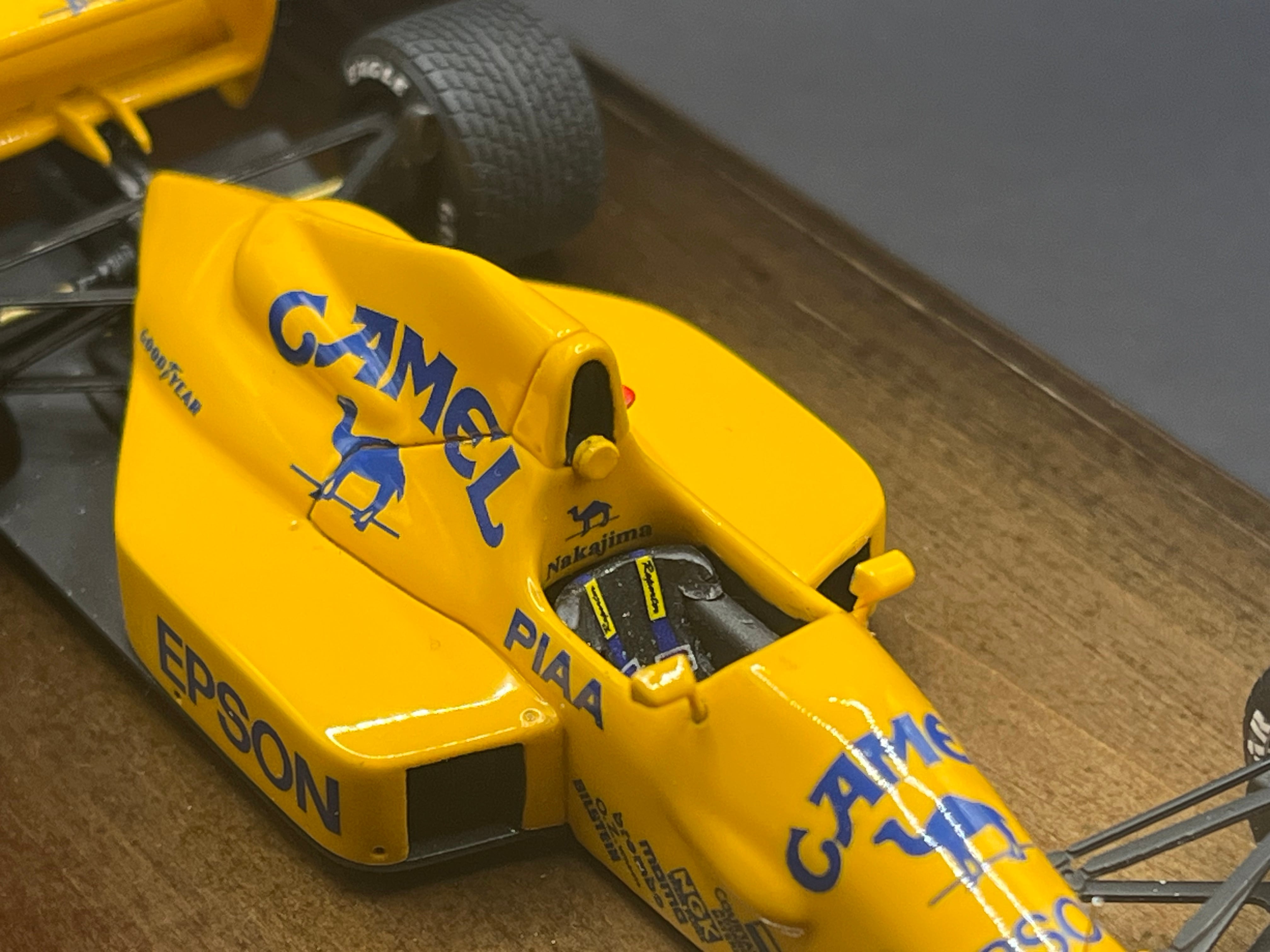1/43 Tameo ロータス101ジャッド 中嶋悟 オーストラリアGP ファステ