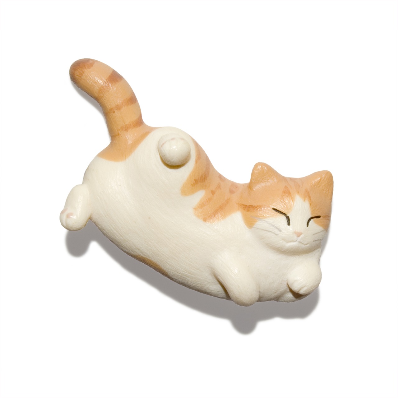 ペットラバーズ 猫どん LadyCat vol,5 茶トラ白 ビーズ ストラップ N-2502