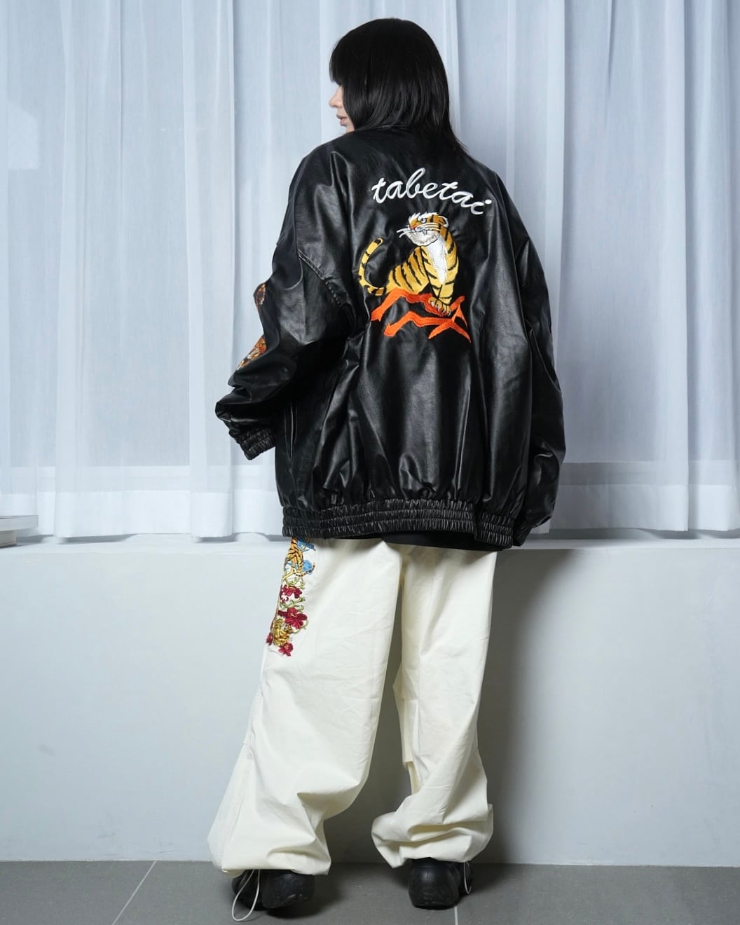 チュウカタベタイ　レザージャケット Tiger Leather jacket | チュウカタベタイ