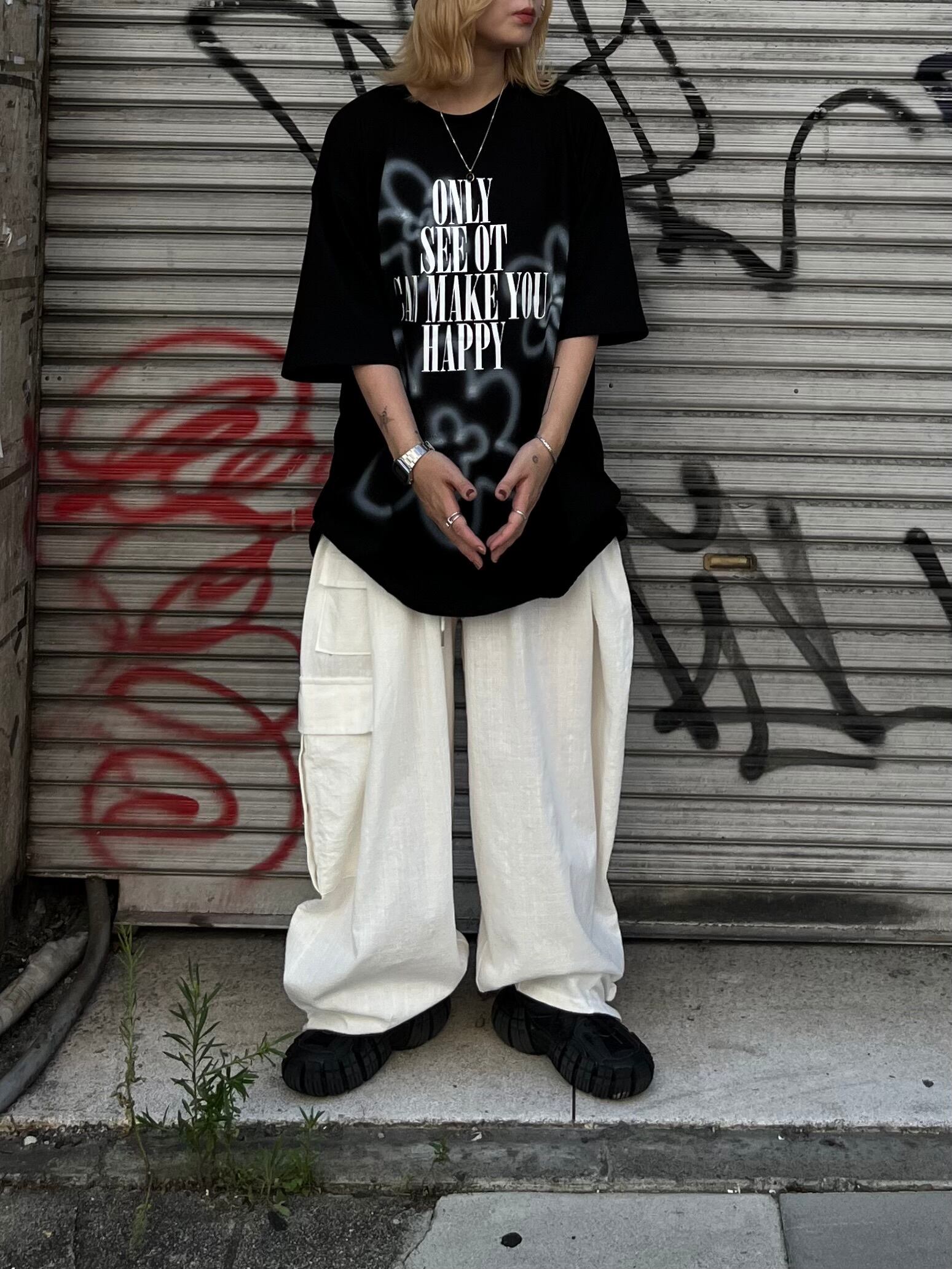 ranselect item Wide flare blackdeni 【公式通販】