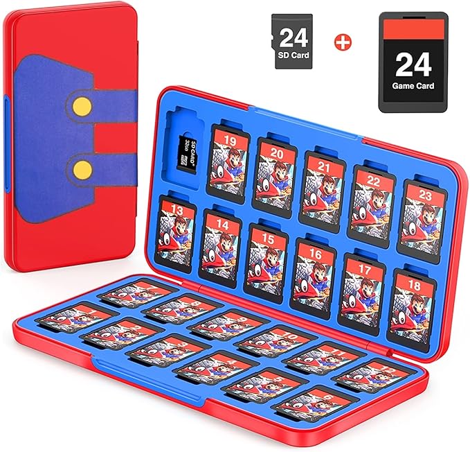 Switch 初期型　ソフト付き　ケース付き Switchソフト スイッチ ソフト ケース ゲームソフト 24枚収納可