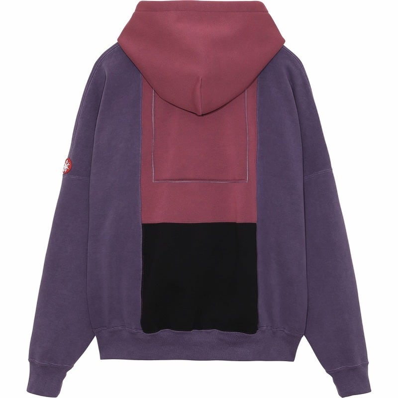 【C.E/CAVEMPT/シーイー】 OVERDYE P BLOCK HEAVY HOODY CES20CS10（メンズ、パープル、Sサイズ）