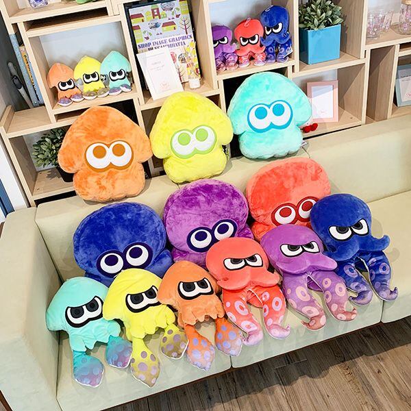 スプラトゥーン Splatoon3 クッション タコ(パープル