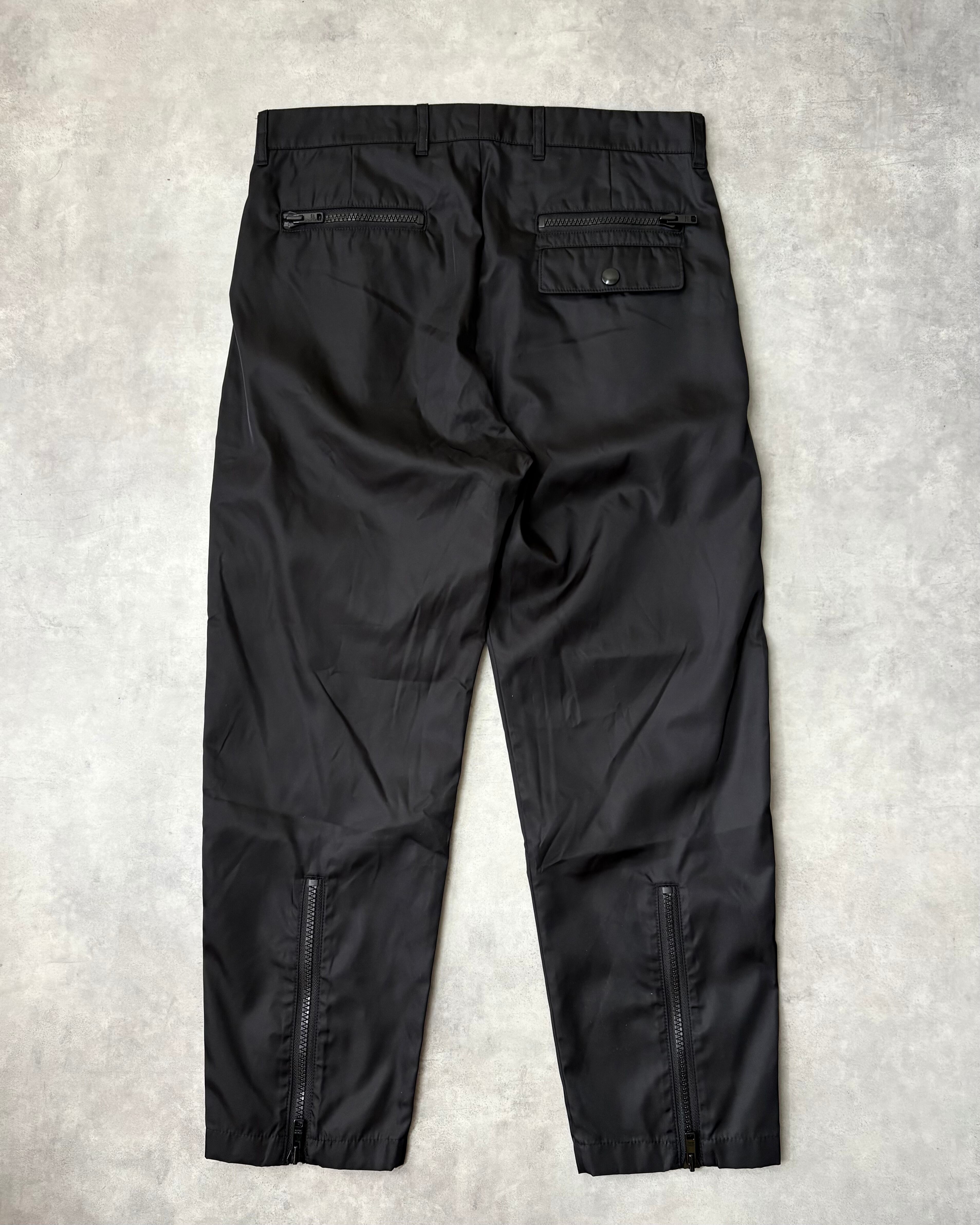19AW PRADA Zip-Design Nylon Pants | VOLAR