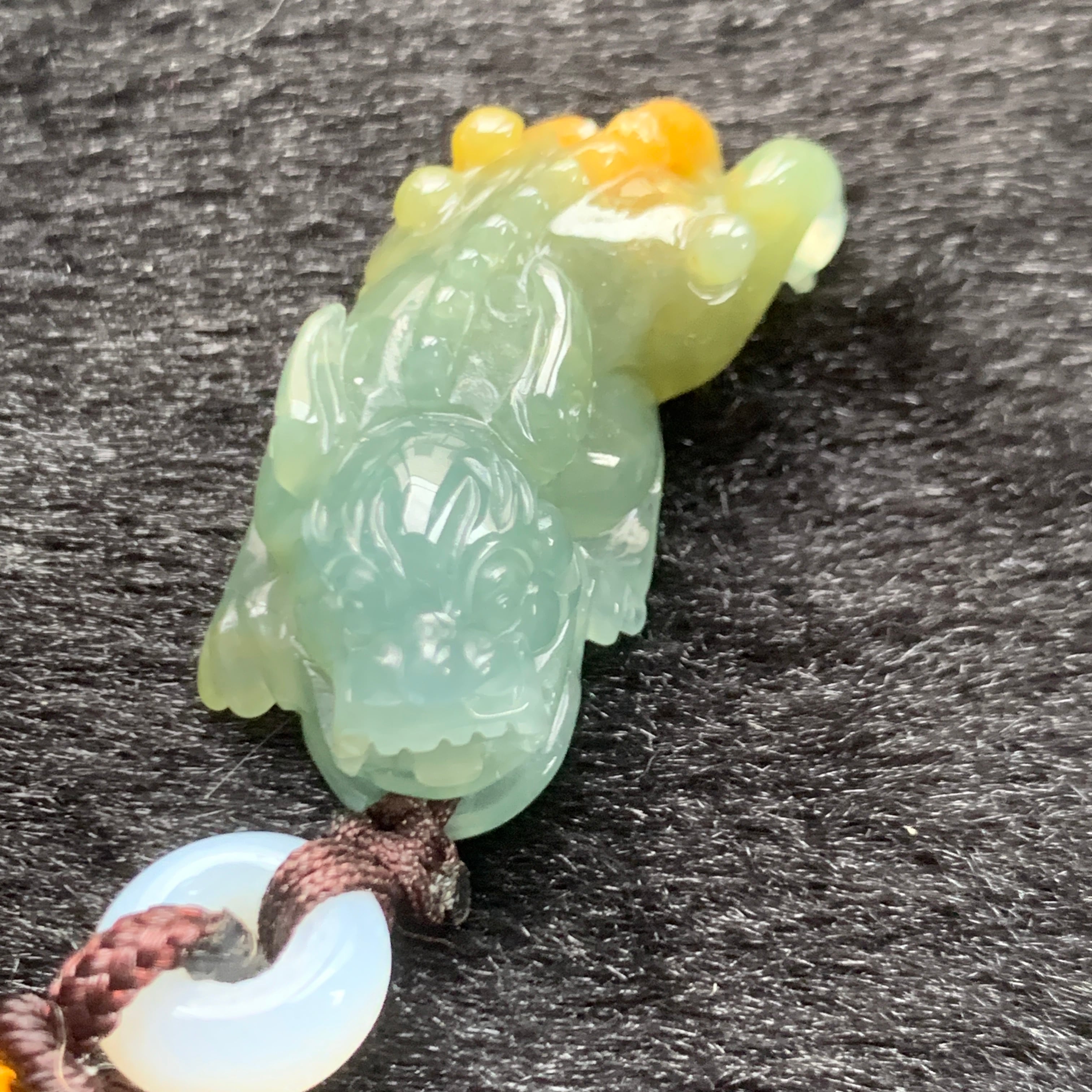 ミャンマー産A貨本翡翠の貔貅さん ミャンマー産A貨本翡翠の貔貅さん