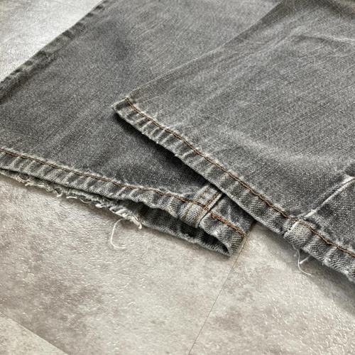 【W38 L32】 usa levi's 先染ブラック リーバイス 559 詳細写真10