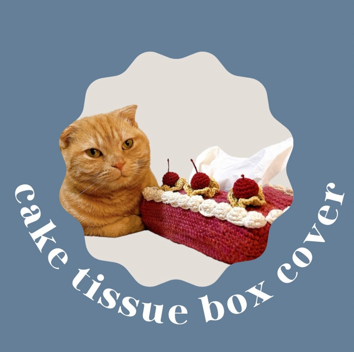 cake tissue box cover | grimoirecats