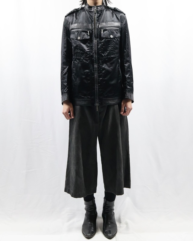 【VERSACE】Masculine Design Leather Jacket