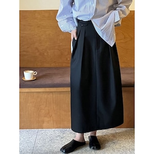 design tuck narrow skirt 101267