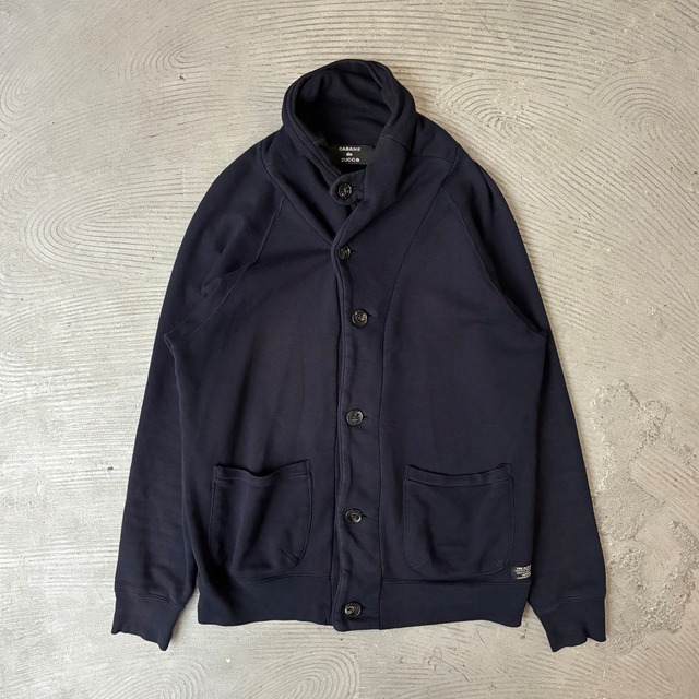 CABANE de ZUCCa / Shawl collar sweat shirt
